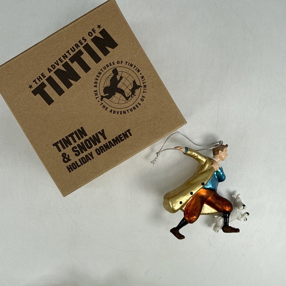 Adventures of Tin Tin & Snowy - World Market Christmas Holiday Ornament